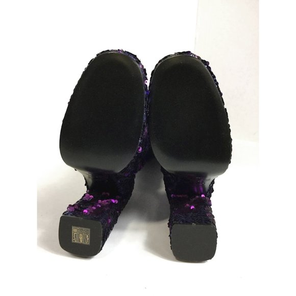 NWOT GANOR DOMINIC Sequin Chaos Boots - Picture 4 of 5